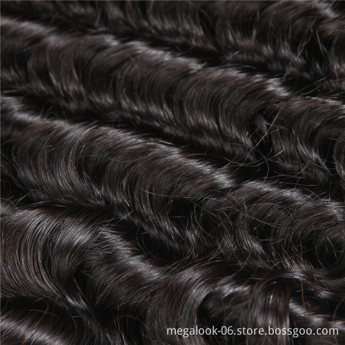 Deep Wave Sample Order Accept Raw Virgin Can Styled One Donor Low Price Cuticle Aligned Hair